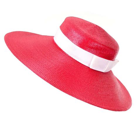 ysl wide brim hat